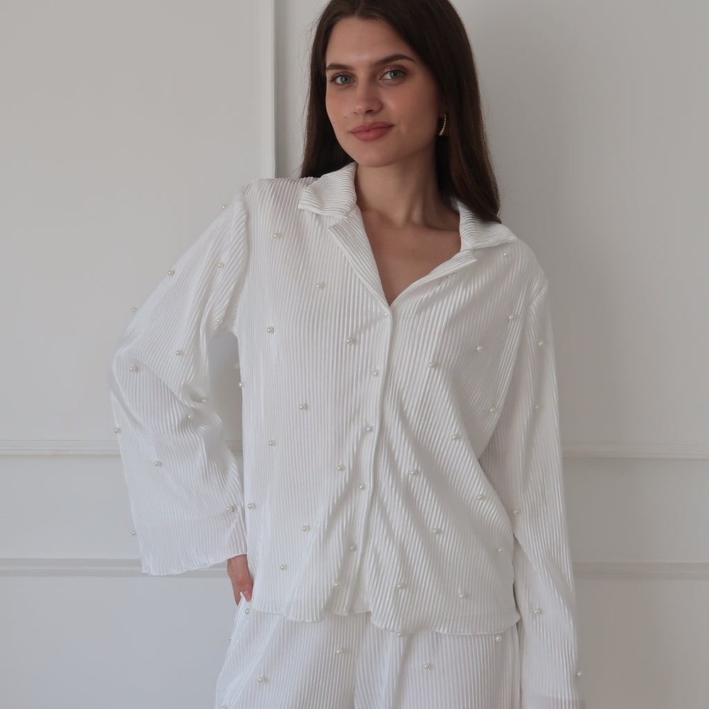 Pearly Pajama Top